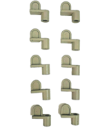 5/16&quot; Sunscreen Clips ALMOND PACK OF 10 Window Screen Metal Diecast Die ... - $9.92