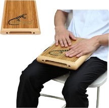 Gecko Travel Cajon,Cajon Box Drum Percussion Instrument Zebra Wood With ... - $68.95