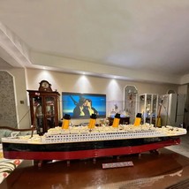 9090pcs Titani Titanic Large Cruise Boat Ship Steamship Bricks Building ... - $290.32