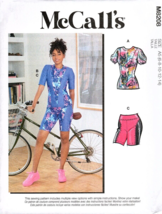 McCall&#39;s M8208 Misses 6 to  14 Cycling Shorts and Top Uncut Sewing Patte... - £12.39 GBP