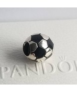 AUTHENTIC PANDORA SOCCER BALL NEW SPORT SILVER 925 ALE CHARM + GIFT POUCH - £22.10 GBP