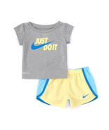 NIKE Toddler Girls Dri-FIT Sprinter Short Sleeve Tee and Shorts Set - £23.89 GBP