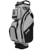 Sunday Golf Pacific Stand Golf Bag Gray Stand Pockets 14 Way Silencer Top - $273.52 CAD