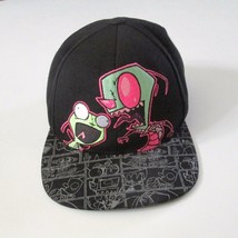 Invader Zim Black Baseball Cap Nickelodeon Cartoon Men Hat Gir Robot Dog - £38.25 GBP