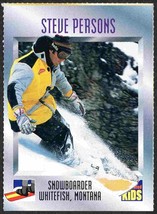 Snowboarder Steve Persons 1995 Sports Illustrated For Kids #369 nr mt Montana  - £1.19 GBP