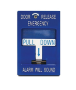 SDC 492 490 Series Emergency Door Release Pull Station, Blue - $148.49