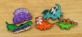 Costume Jewelry The Dinosaurs that Loved Books Lot Metal Brooch Pins - $14.84