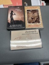 Lot Of 3 R. Carlos Nakai Cassettes Native American Flute Music - £9.70 GBP