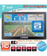 7 Inch HD GPS Portable Navigation 512M RAM 2023 Maps for Europe Car TRUC... - £49.39 GBP