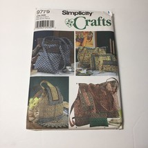 Simplicity 9779 Tote Bag Backpack Purse Cosmetic Bag - £10.09 GBP