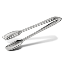 All-Clad T234 Stainless Steel Cook Serving Tongs, Silver - 10 inch - £15.63 GBP