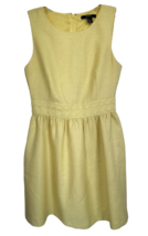 Forever 21 Women&#39;s Fit &amp; Flare Dress Sleeveless Round Neck Size S Yellow - $14.84