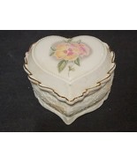 Heritage House Celebration of Love &#39;Love Me Tender&#39; Porcelain Heart Musi... - $18.98 CAD