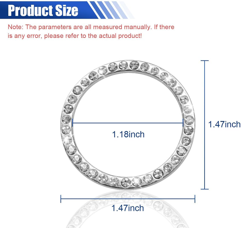 Bling Car Engine Start Stop Decoration Ring, Crystal Rhinestone Key Ignition Sta Item image 2
