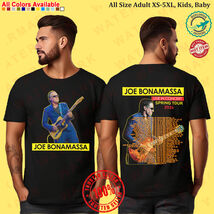 JOE BONAMASSA LIVE IN CONCERT 2026 T-shirt All Size Adult S-5XL Kids Babies - $23.00+