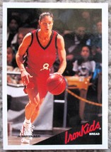 1997 Iron Kids Bread Jennifer Azzi Trading Card - Women&#39;s Basketball Ncaa Wnba - £17.69 GBP