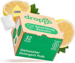 Ultrawash Power Biobased Dishwasher Pods, Lemon Citrus (32 Dish Tabs) - Deep Cle - £14.62 GBP