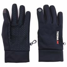 Trendy Apparel Shop Unisex Waterproof Therma Tourchscreen Texting Gloves - Black - £10.54 GBP