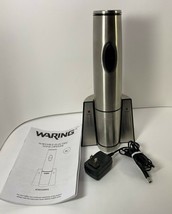 Waring Portable Electric Wine Opener, WWO240WS, Used, No Box, Tested! - £18.38 GBP