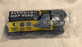 NIP Member&#39;s Mark Commercial Grade #24 Blended Mop Head only pk of 2 looped ends - £14.86 GBP