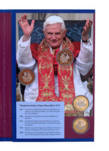 Vatican Medals Set of 12 BU Germany Pope Benedict XVI in Folder Case 03724 - £142.22 GBP