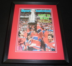 Bob Gainey Signed Framed 1986 Sports Illustrated Magazine Cover Canadiens - £61.85 GBP