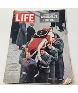 Life Magazine February 5 1965 Churchill&#39;s Funeral 21 Pages in Color - £11.64 GBP