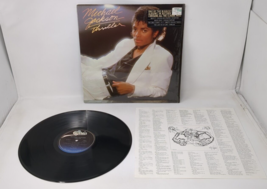 Michael Jackson Thriller LP 1982 Epic ‎QE-38112 Gatefold Shrink Hype Sticker VTG - £23.64 GBP