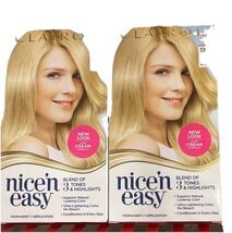 (2) Clairol Nice'n Easy 11C  Ultra Light Cool Blonde Hair Color Rare HTF!! - $98.01