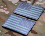 Infrared US Flag Patch Set Green &amp; Black Navy SEAL NSWDG US Army DEVGRU ... - $22.40