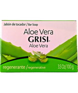 Jabon Grisi Aloe Vera Natural Soap Regenerative 3.5 Oz Scented Bar Body ... - $120.14 MXN