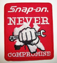 Snap-On Tools~Embroidered Patch~Car Truck Auto Mechanic~3 1/2&quot; x 3&quot;~Iron On - £3.64 GBP