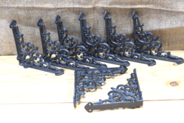 8 Antique Style Shelf Brace Wall Bracket Cast Iron Brackets Corbels Victorian  - £39.95 GBP