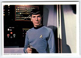 1977 Star Trek Science Officer Spock Chrome Postcard Paramount - $5.66