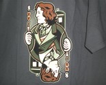TeeFury Doctor Who XLARGE &quot;8th of Hearts&quot; Paul McGann Tribute CHARCOAL - $15.00
