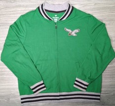 Philadelphia Eagles Fanatics Kelly Green Retro Track Jacket ~ Women&#39;s XL NFL  - $53.96