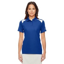 Under Armour Ladies Team Colorblock Golf Polo Royal/White Large - $65 Retail - £13.93 GBP