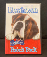 Beethoven The Pooch Pack 2 disc DVD set 5 movies Charles Grodin John Lar... - £3.12 GBP
