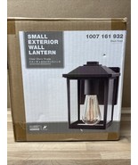 1-Light Hardwired Outdoor Wall Lantern Light Black w/ Clear Glass 7&quot; 100... - $4.86