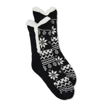 Secret Treasures Ladies Fair Isle Colossal Cozy Slipper Socks 1-Pack Siz... - £15.97 GBP