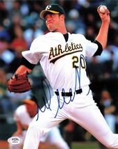 Mark Mulder signed 8x10 photo PSA/DNA Oakland Athletics Autographed - £31.84 GBP