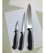 Kitchen Knives Cutlery Farberware metal and silicone handles - $13.56 CAD