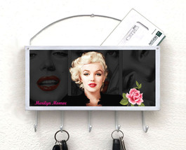 Marilyn Monroe Mail Organizer, Mail Holder, Key Rack, Mail Basket, Mailbox - $19.99