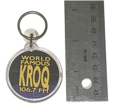 Vintage KROQ 106.7 FM World Famous Radio Station Promo Keychain Los Angeles image 4