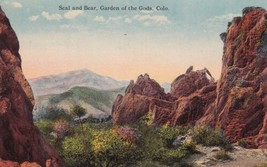 Bear and Seal Garden of the Gods Colorado CO Postcard C55 - £2.35 GBP