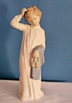 1977 Nao Daisa Lladro Spain Child Figurine Sleeping Gown Robe Blanket Slippers  - £36.42 GBP