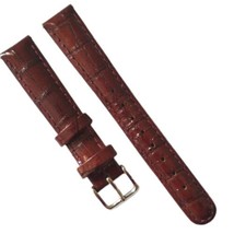 Invicta Watchband Baby Lupah Leather Croc Style Womens Replacement Brown... - £15.54 GBP