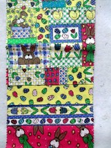 Fabric Benartex Easter &quot;Bunny Garden&quot; Quilter&#39;s 4 Pc Sampler Craft Quilt $5.50 - £4.38 GBP