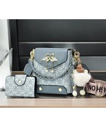 Luxury 3-Piece Handbag Set - Elegant Designer Crossbody Purse &amp; Wallet - $27.99