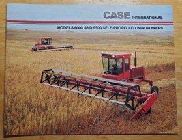 Case International Models 6000 6500 Windrowers Sales Brochure Pamphlet A... - £17.28 GBP